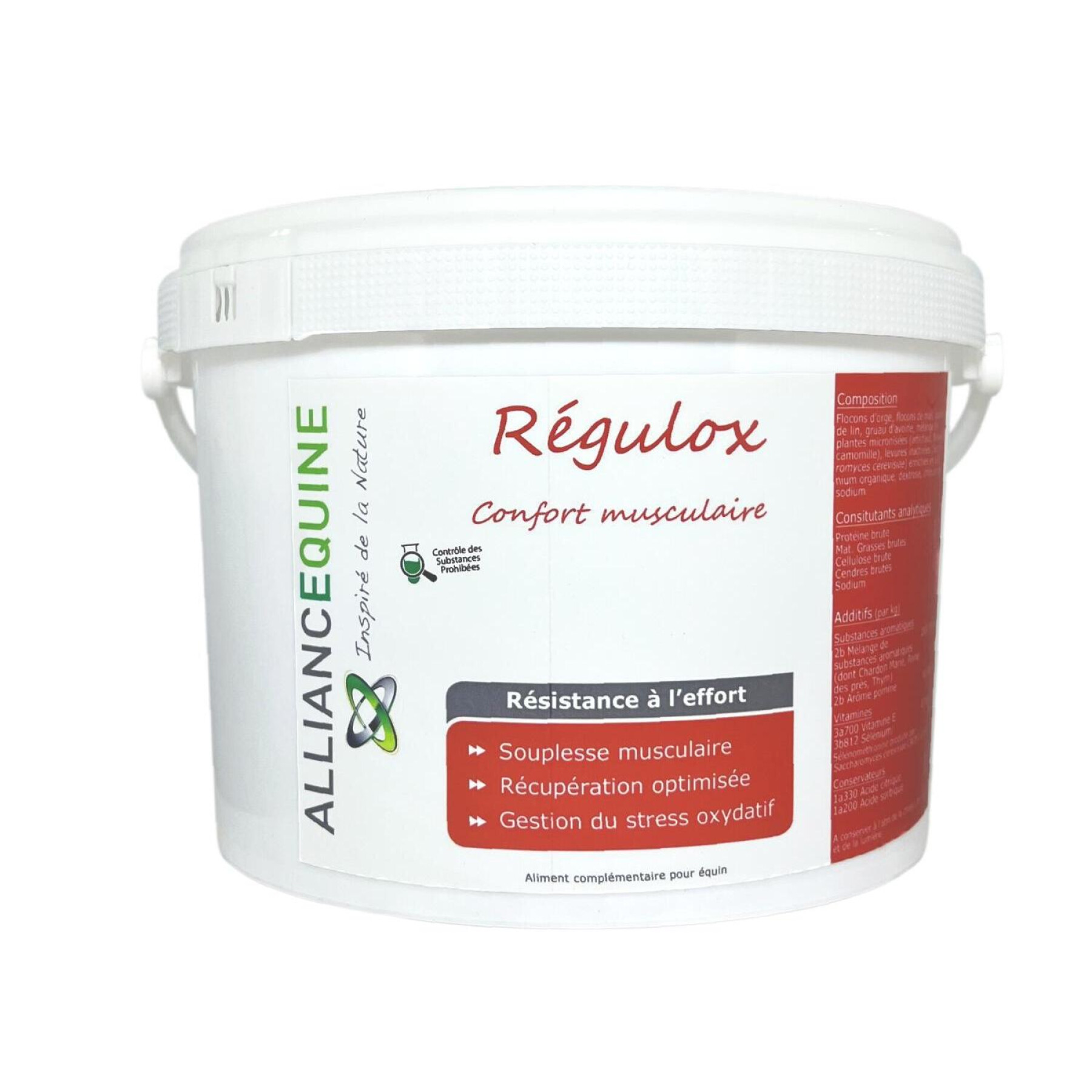 Voedingssupplement voor spierbescherming en ondersteuning Alliance Equine Régulox