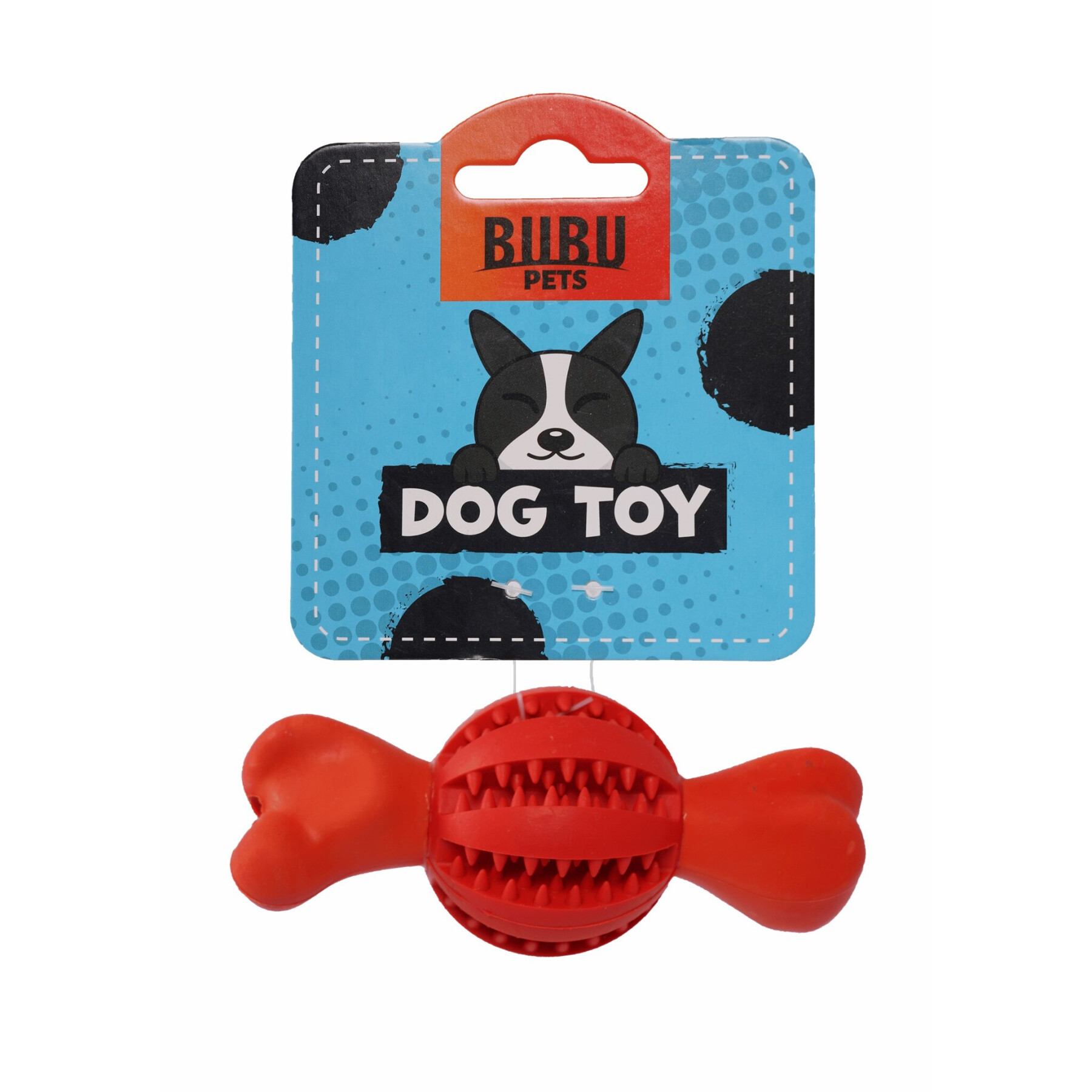 Tandheelkundig baseball hondenspeeltje met knabbelbot BUBU Pets