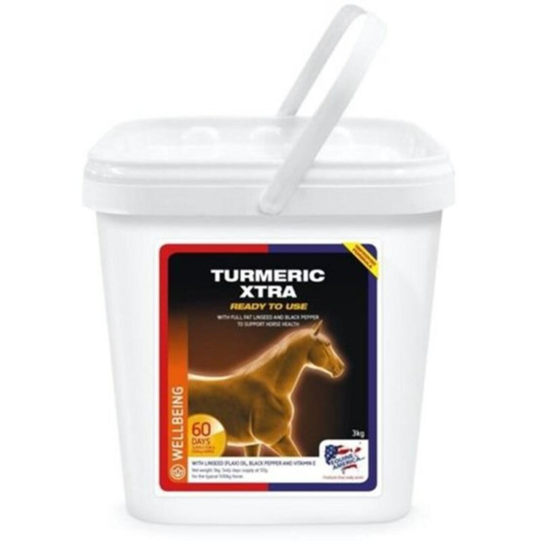 Aanvullend diervoeder voor paarden Equine America Turmeric xtra 3 kg
