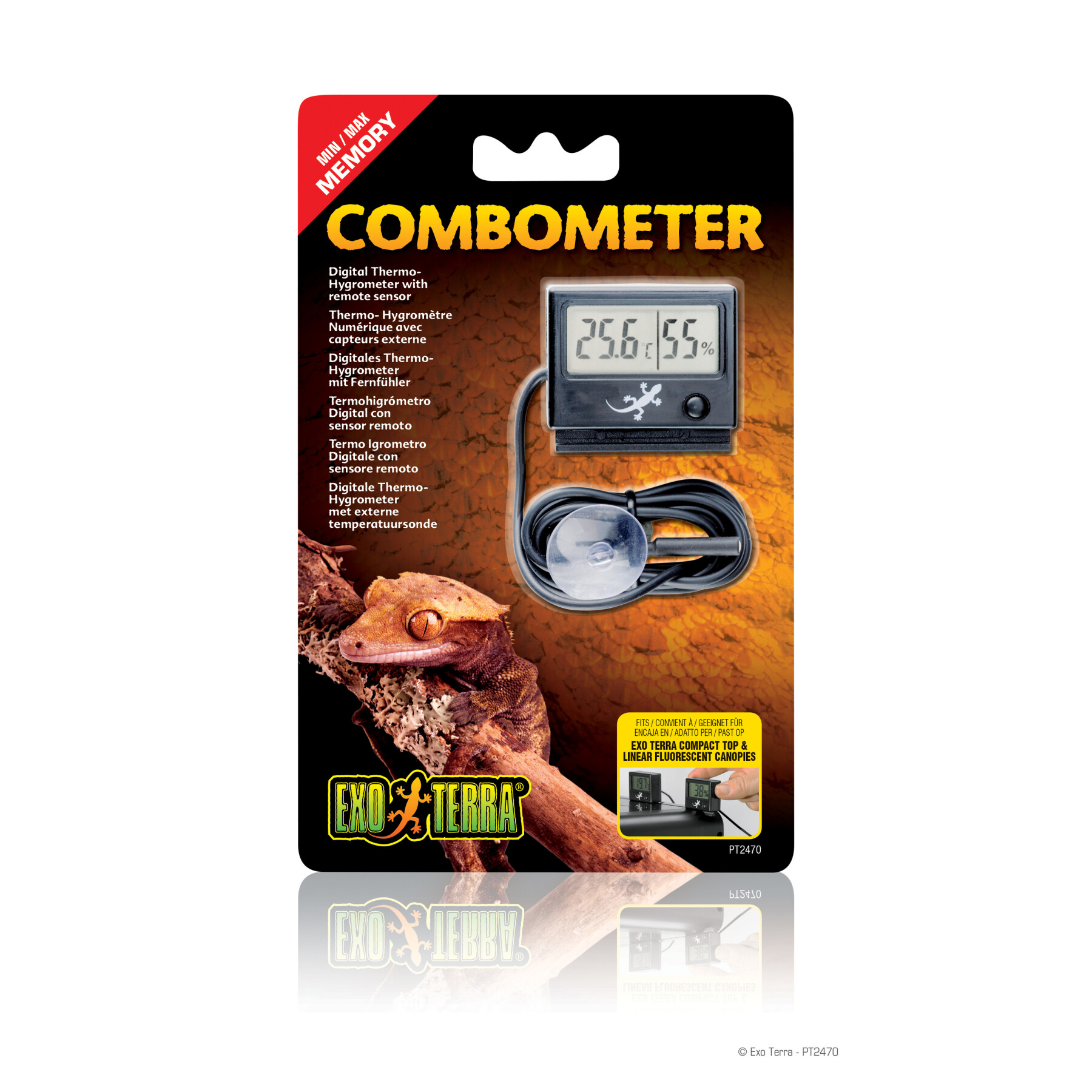 Thermometer Exo Terra Ex Hygro/Thermo Mètre Combinaison