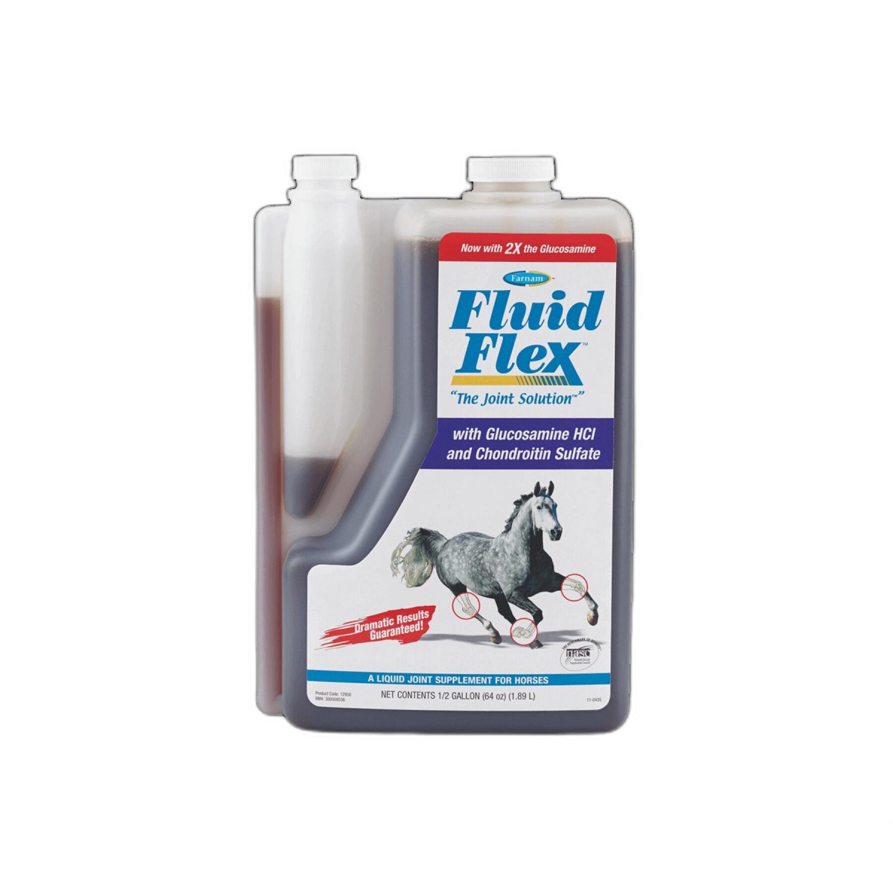 Voedingssupplement voor gewrichtsondersteuning voor paarden Farnam Fluid Flex
