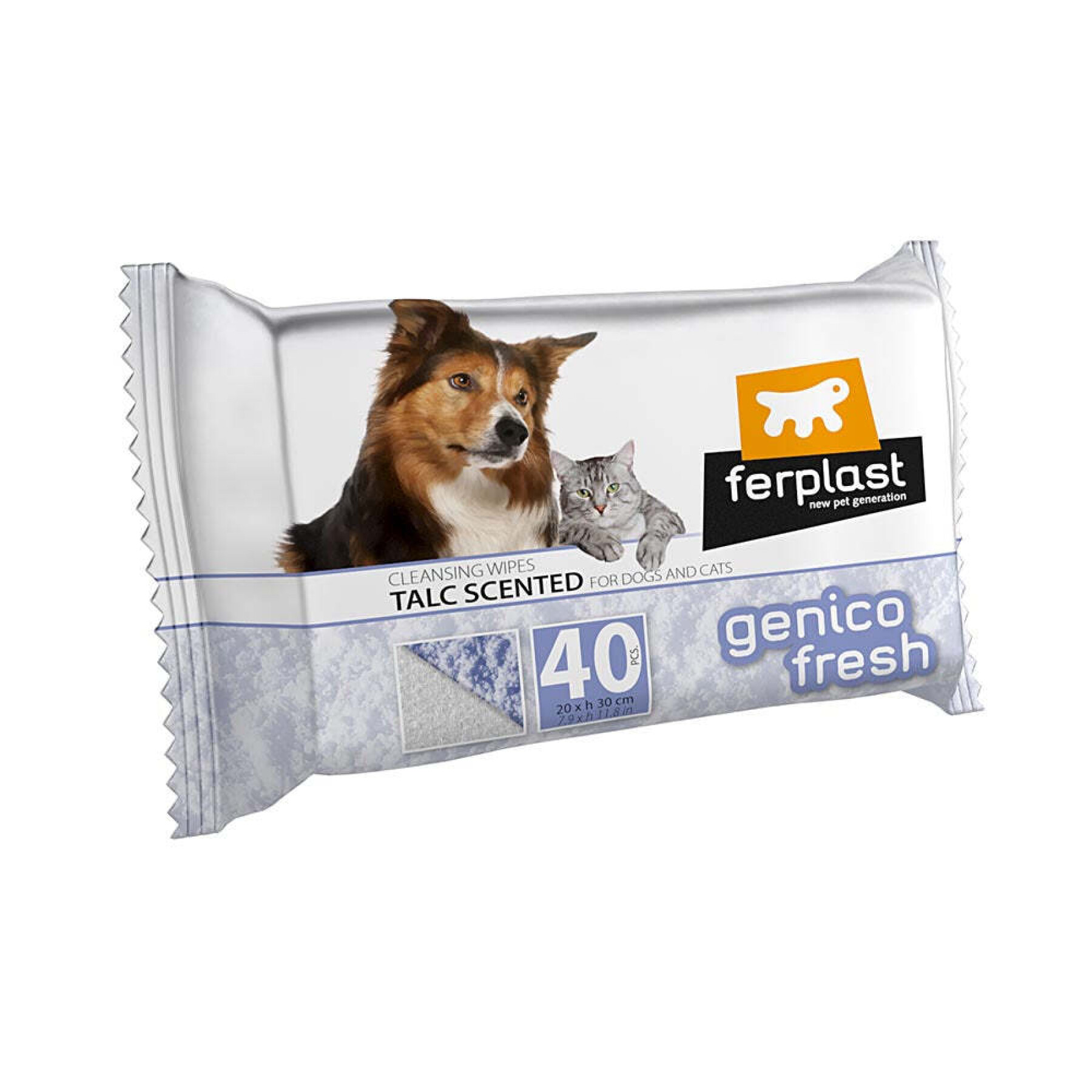 Talkreinigingsdoekjes voor honden en katten Ferplast Genico Fresh (x40)