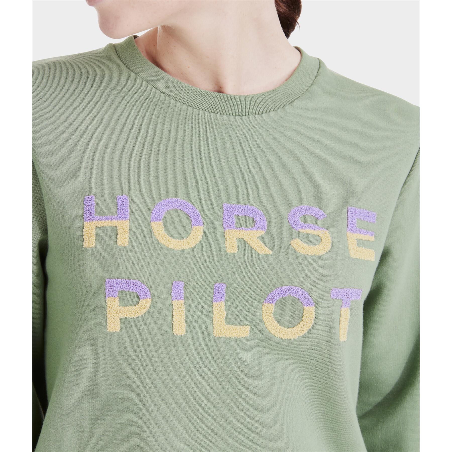 Sweatshirt damesrit Horse Pilot Team