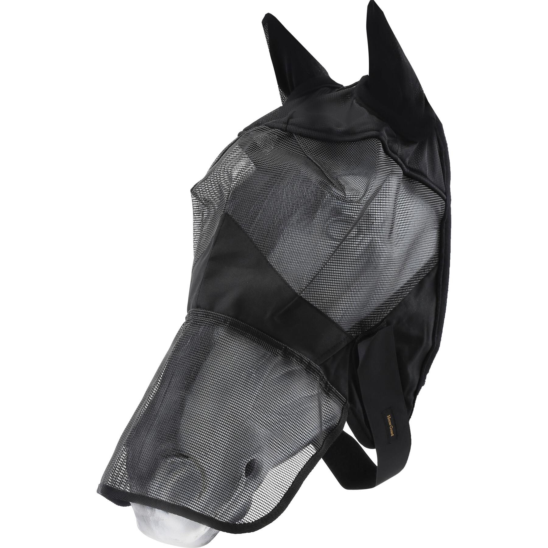Paardenmasker met zacht neusstuk HorseGuard