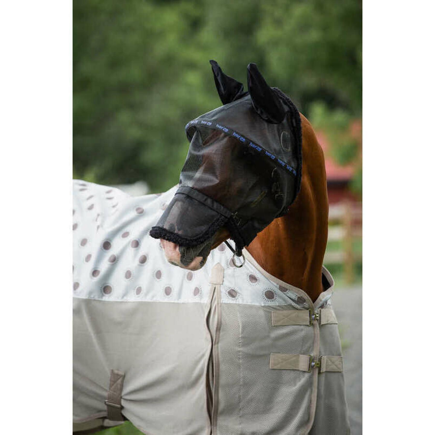 Anti-Vliegenmasker voor kaderpaarden Horze