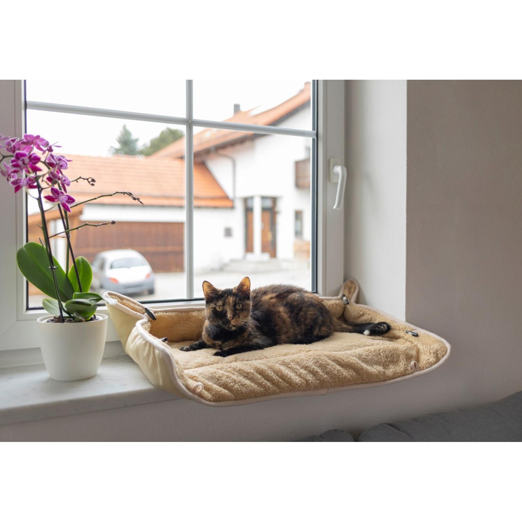 Opvouwbare kattenmat voor raam Kerbl