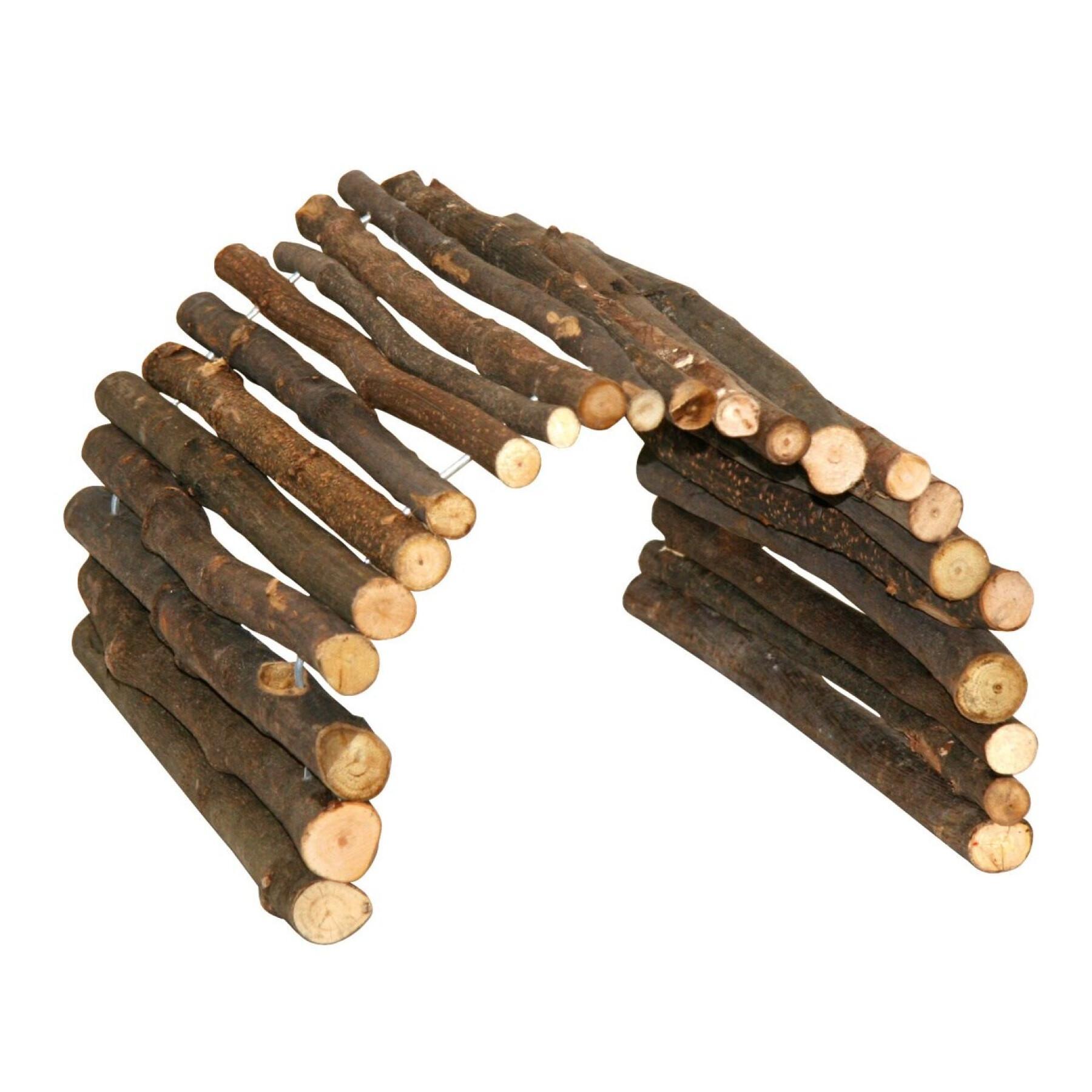 Set van 3 houten bruggen voor knaagdieren Kerbl