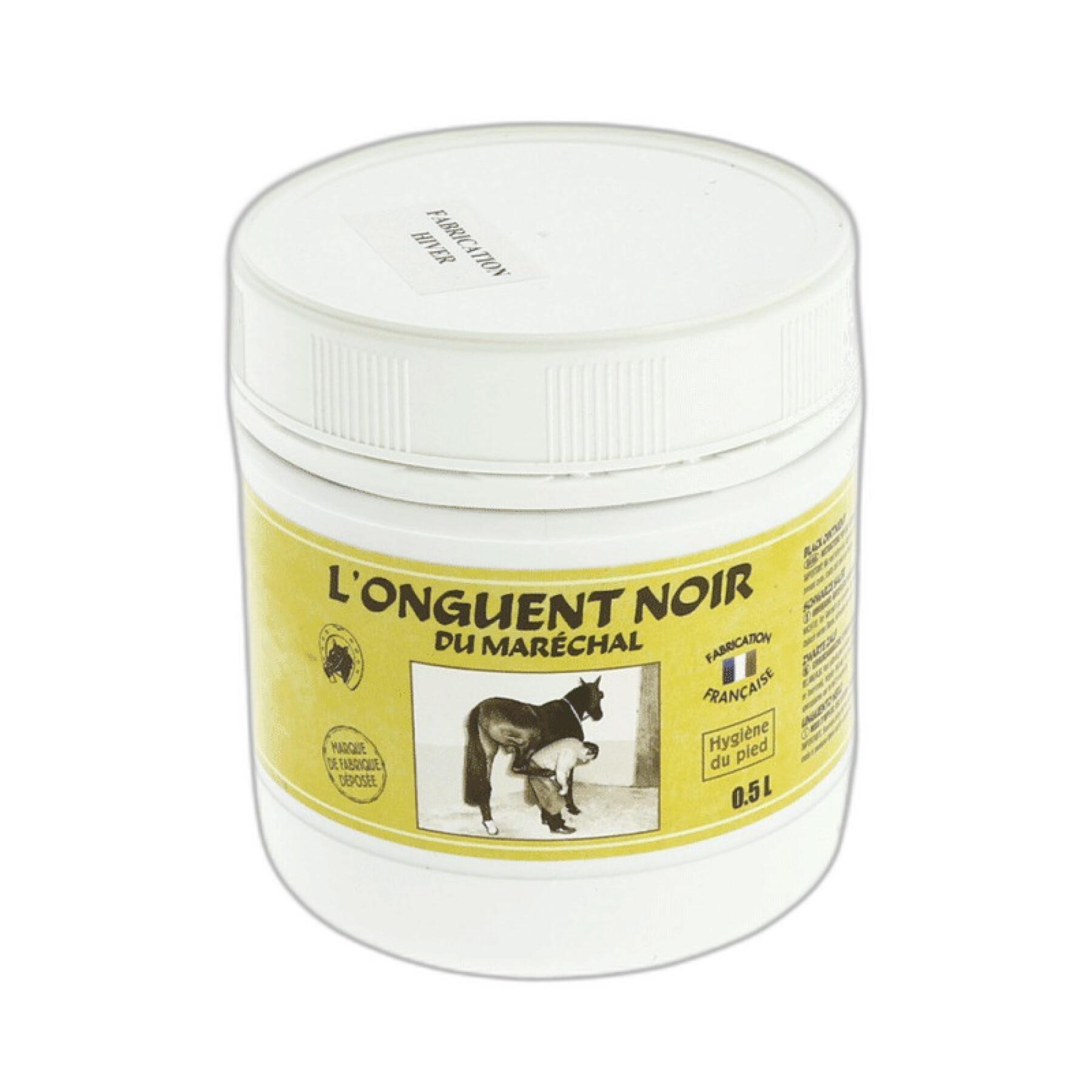 Hoefverzorging voor paarden La Gamme du Maréchal Onguent noir - Pot 500 ml