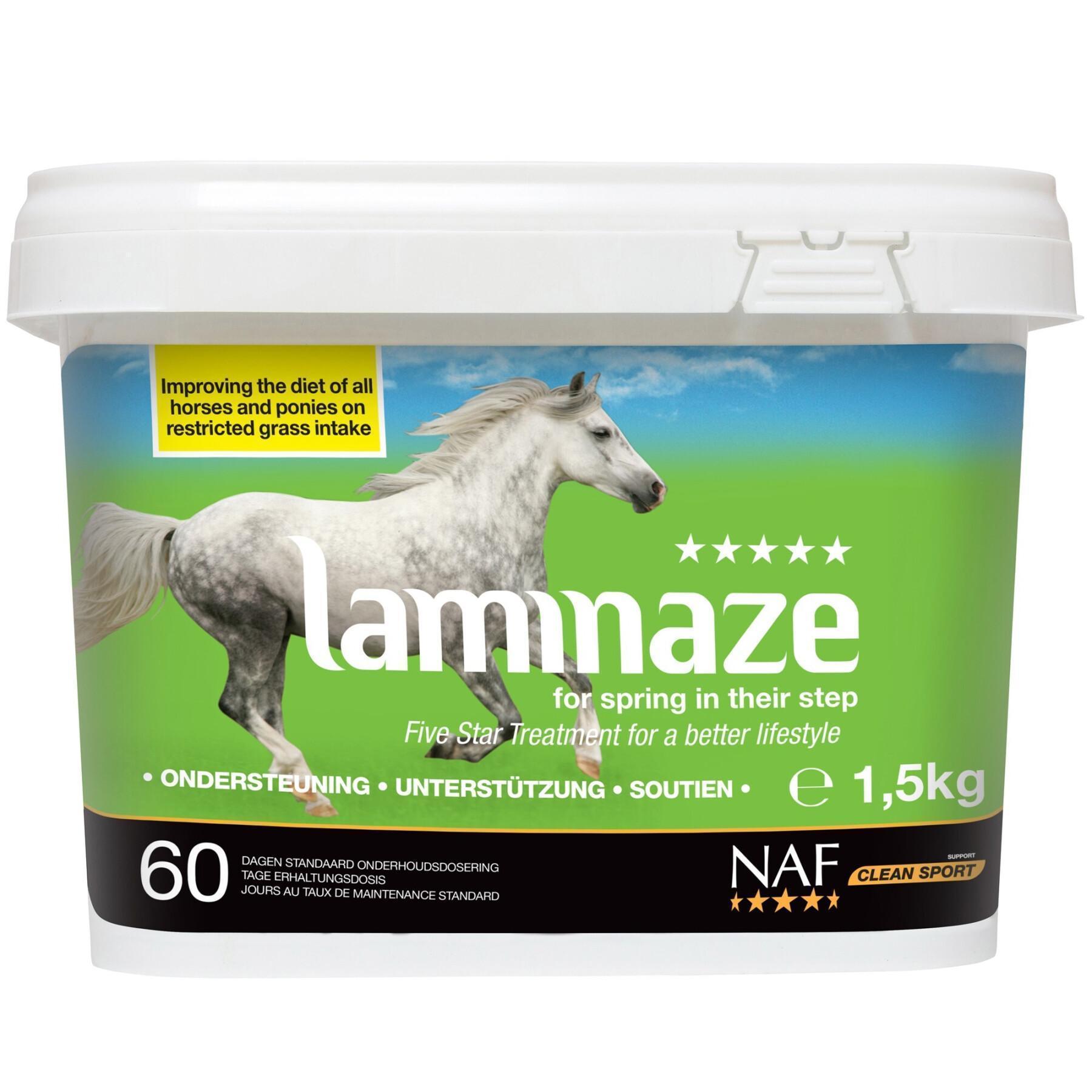 Darmondersteunend voedingssupplement voor paarden NAF Laminaze