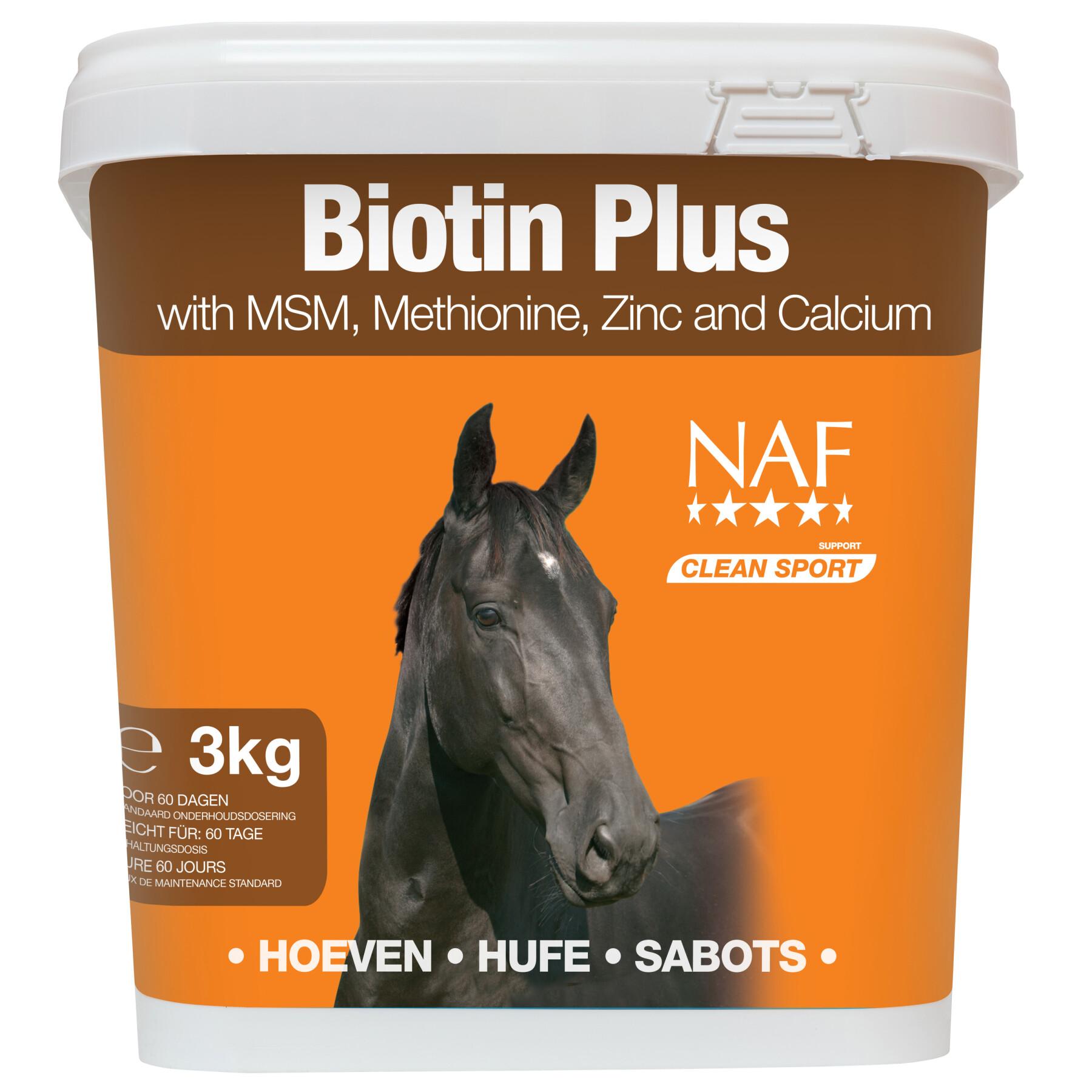 Voedingssupplement voor paarden NAF Biotine Plus