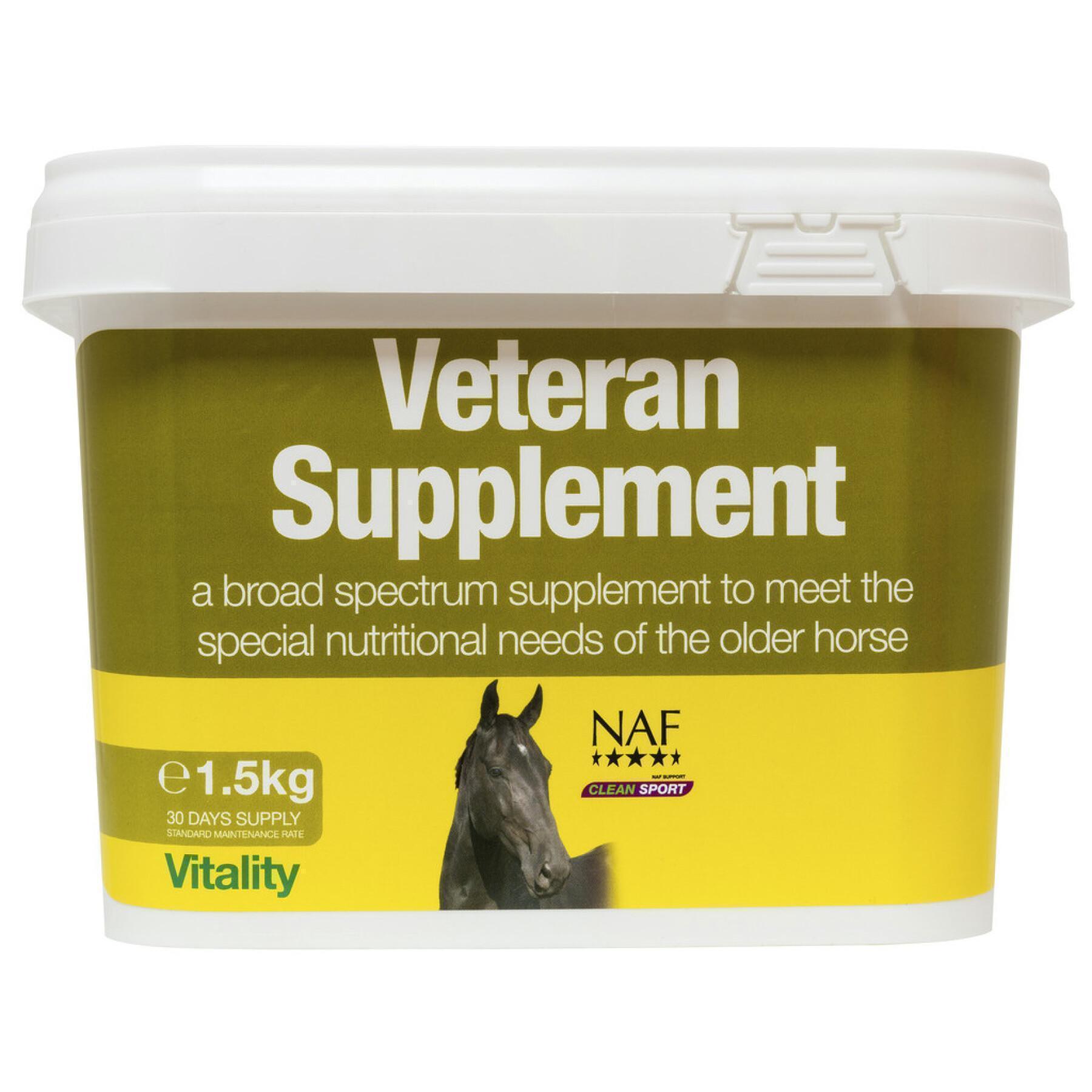 Voedingssupplement voor oudere paarden NAF Veteran Supplement