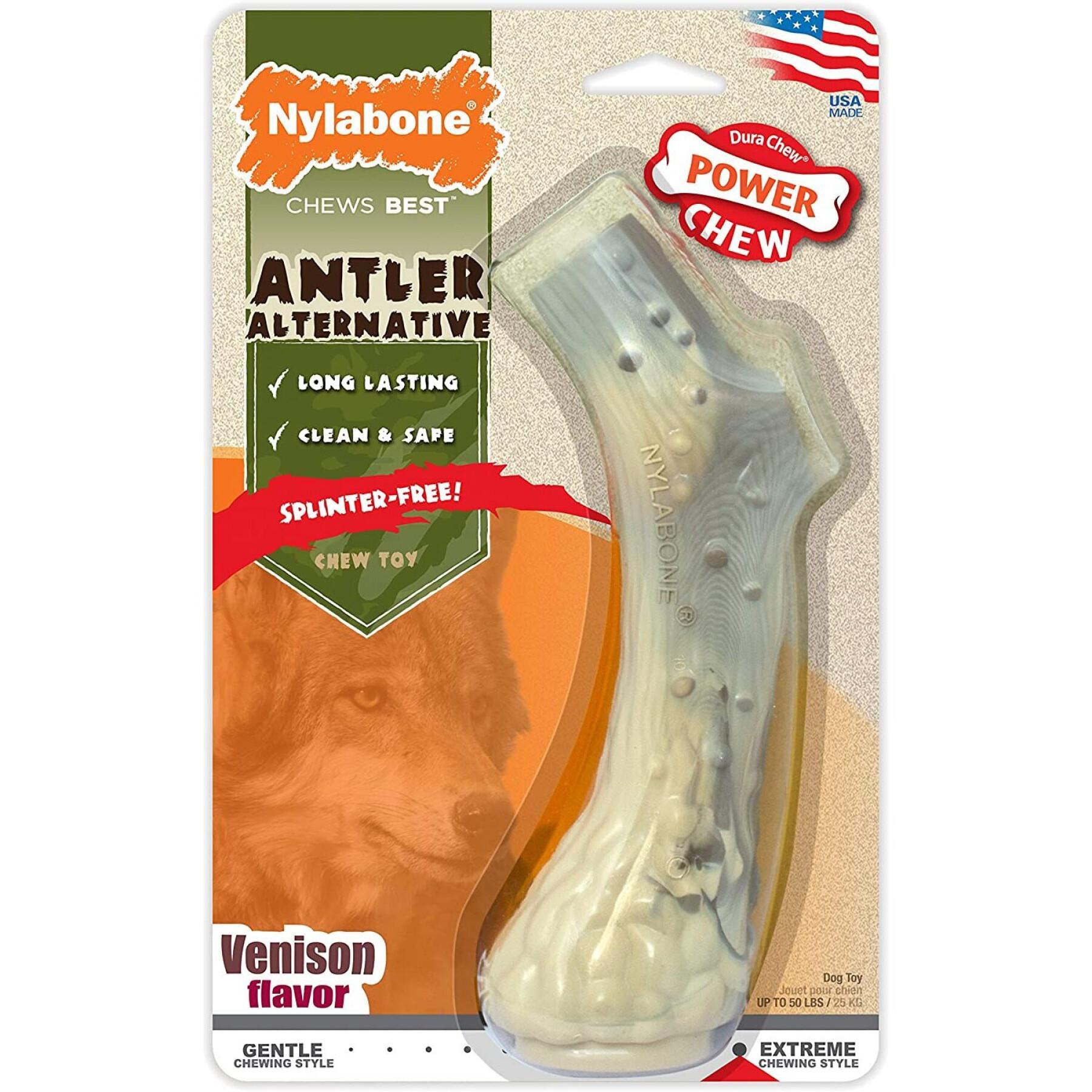 Hondenspeelgoed Nylabone Extreme Chew - Antler Venison Flavour L
