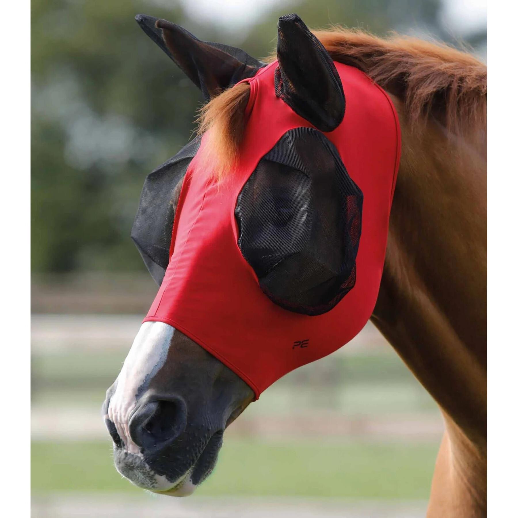 Anti-Vliegenmasker voor paarden Premier Equine Comfort Tech Lycra