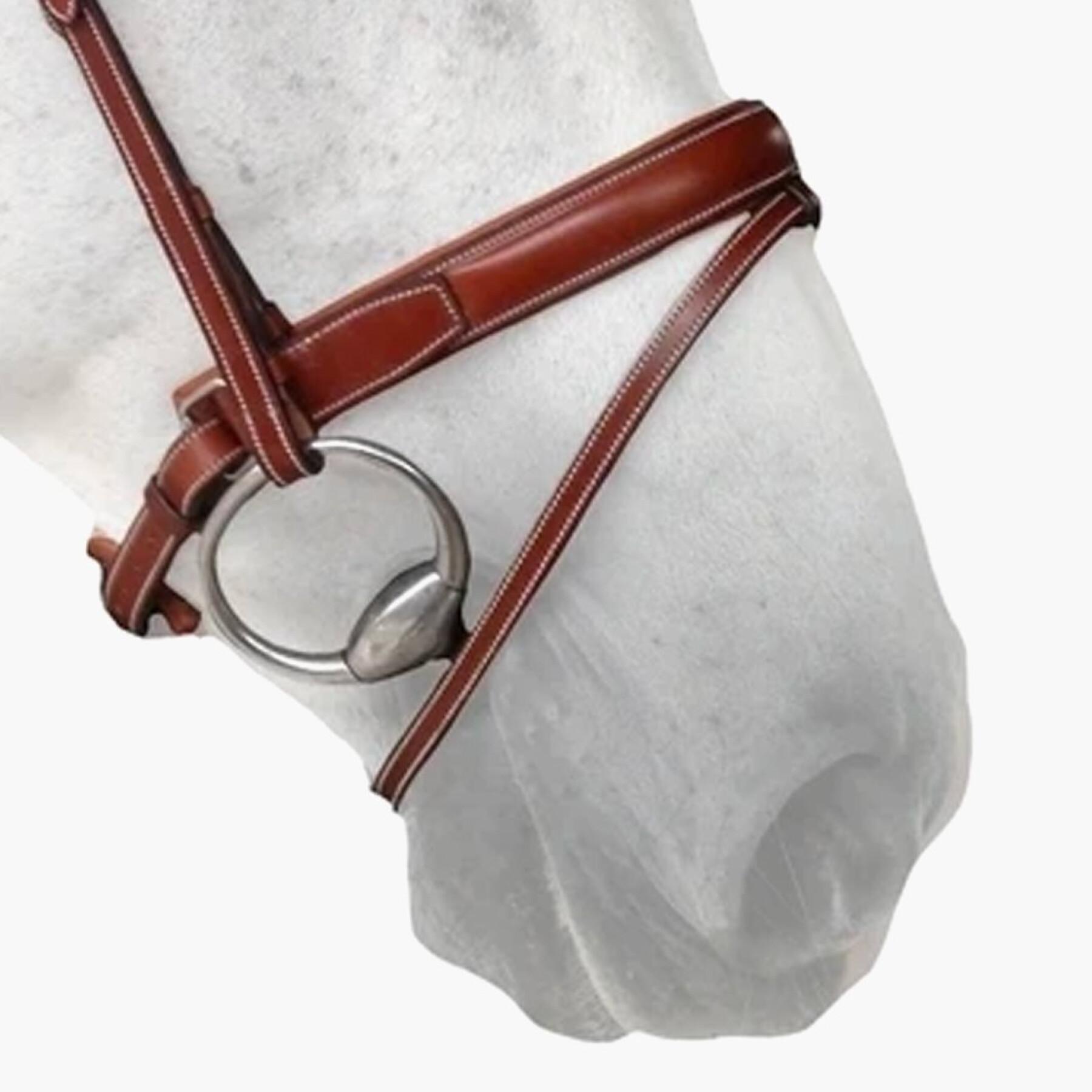 Paardenneusriem Silver Crown Pull Back