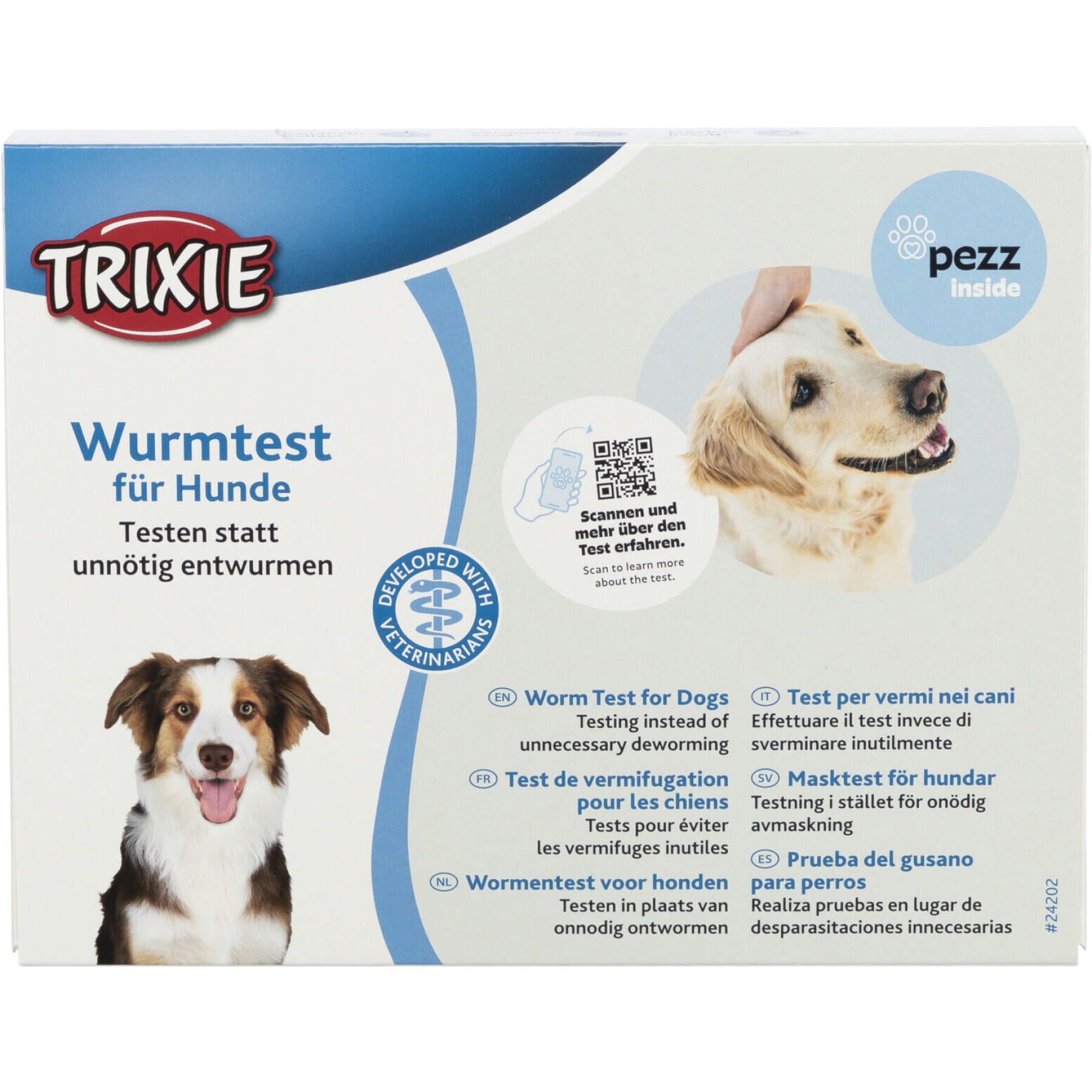 Hondenverzorging ontwormingstest Trixie