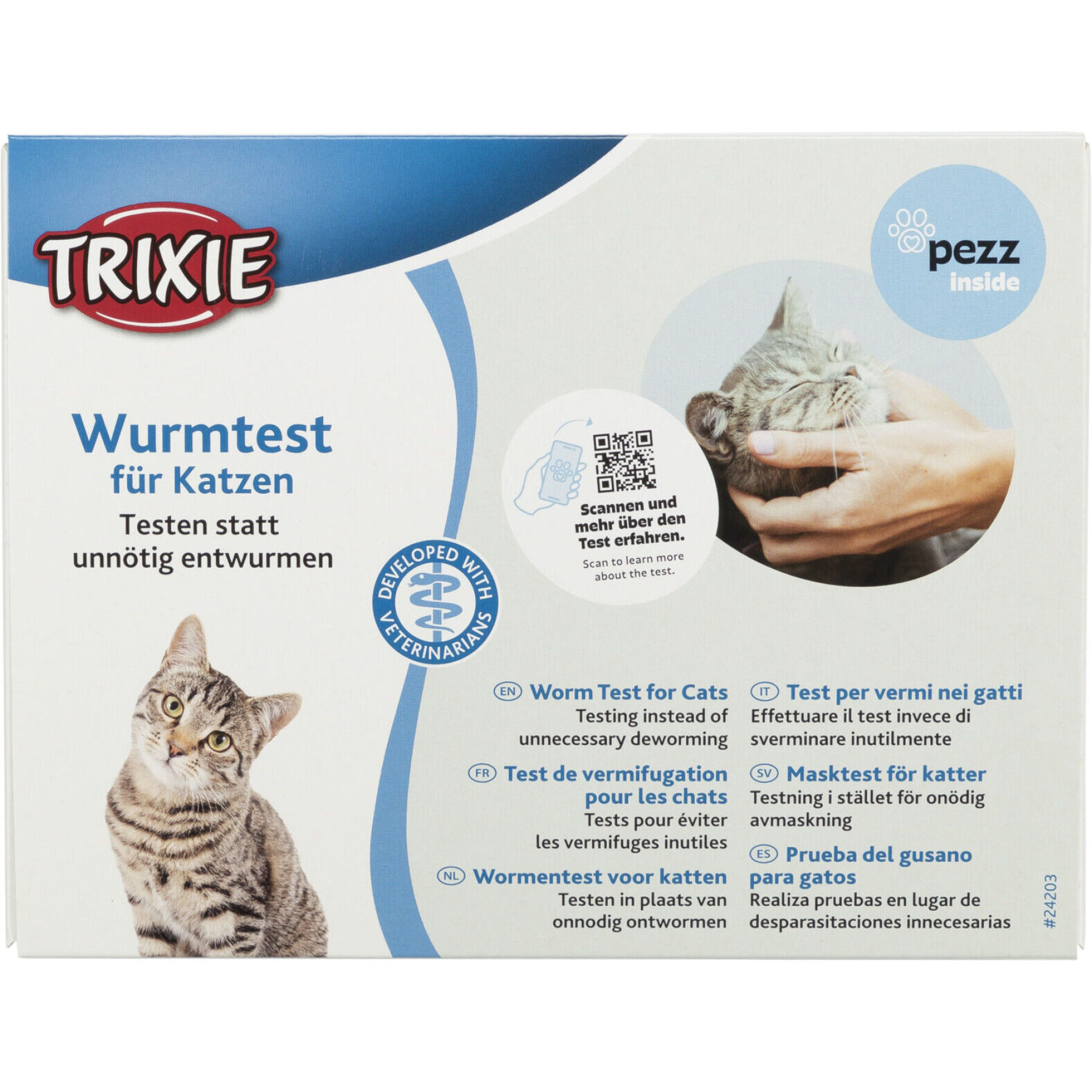 Kattenverzorging ontwormingstest Trixie