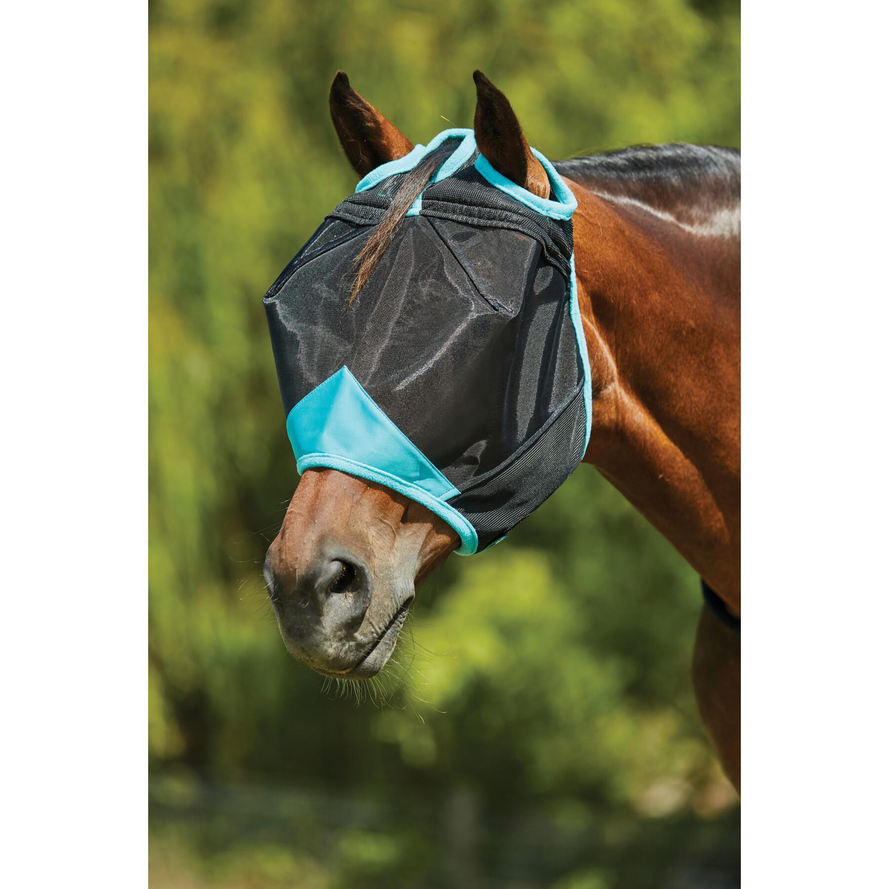 Anti-vliegenmasker voor paarden Weatherbeeta en maille fine Comfitec Deluxe