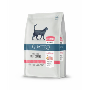 Droog kattenvoer voor gevogelte BUBU Pets Quatro Super Premium