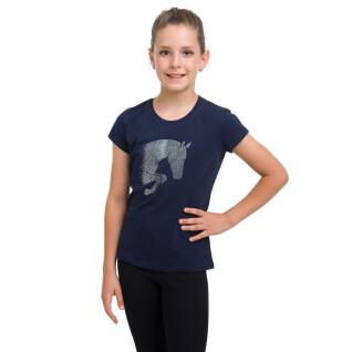 Katoenen meisjes-T-shirt Cavalliera Jumping Star