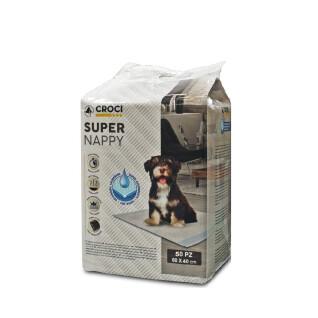 Hygiënische handdoek voor honden Croci Canifrance Super Nappy (x50)
