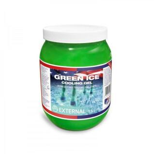 Verfrissende gel voor paarden Equine America green ice 1,5 l