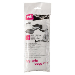 Hygiënische zak voor kattenbak Ferplast FPI 536 (x12)