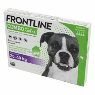 Ongediertebestrijding voor honden Frontline de 20/40 kg Combo Spot On (x6)