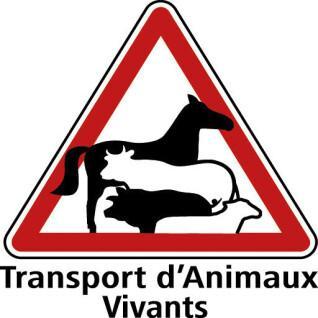 Waarschuwingsbord voor het vervoer van levende dieren Kerbl