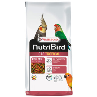 Voedingssupplement voor vogels Nobby Pet Nutribird G18 Tropical 10 kg