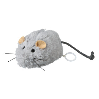 Wiggly mouse pluche speeltje voor katten Trixie (x3)