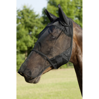 Vliegenmasker voor paarden met oorbeschermers en neusbeschermer USG