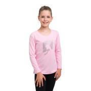 Katoenen meisjes-T-shirt met lange mouwen Cavalliera Jumping Star