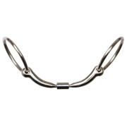 2-rings bit voor paarden met dubbele anatomische breuk Harry's Horse Roll-R