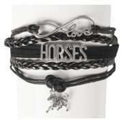 Paardenleren armband Horka