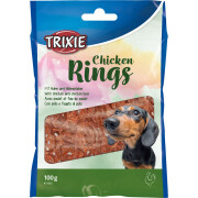 Hondensnoepjes Trixie Chicken Rings (x6)