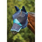 Anti-vliegenmasker voor paarden Weatherbeeta en maille fine avec une couverture oreilles et glands Comfitec Deluxe